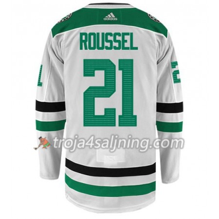 Dallas Stars tröja ANTOINE ROUSSEL 21 Adidas Vit Authentic - NHL Tröjor Herr